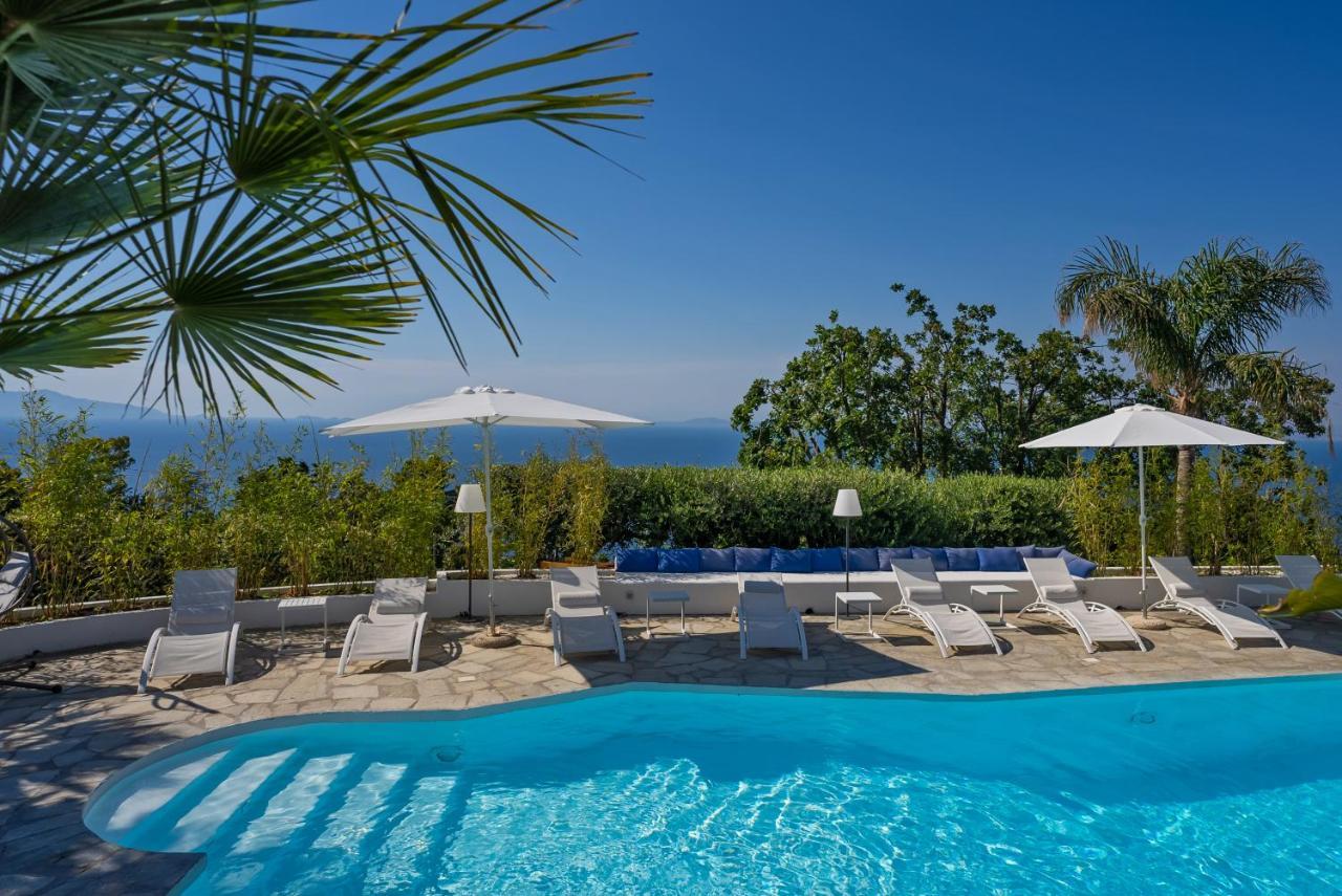 Capri Blue Luxury Villa Le Tre Monelle Anacapri  Exteriör bild