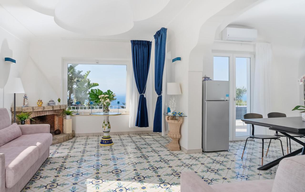 Capri Blue Luxury Villa Le Tre Monelle Anacapri  Exteriör bild
