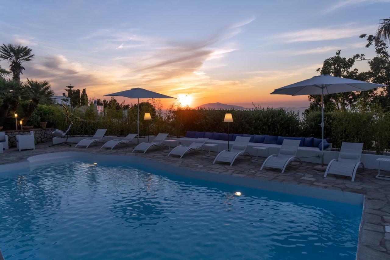 Capri Blue Luxury Villa Le Tre Monelle Anacapri  Exteriör bild
