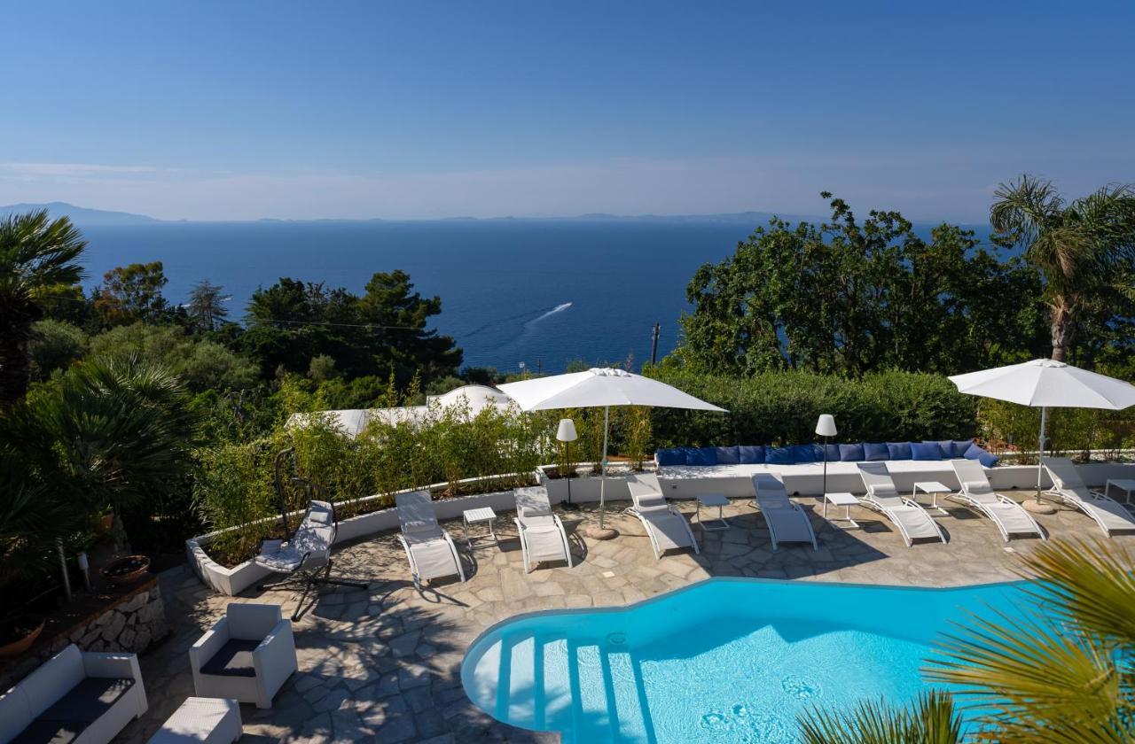 Capri Blue Luxury Villa Le Tre Monelle Anacapri  Exteriör bild
